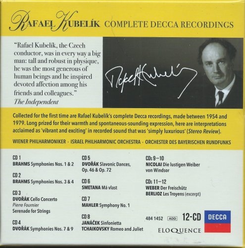 Rafael Kubelik - Complete Decca Recordings (2021) [12CD Box Set]