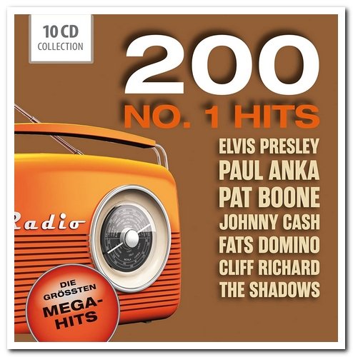 VA - 200 No. 1 Hits [10CD Box Set] (2017) [CD Rip]