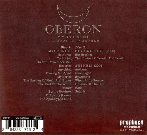 Oberon - Mysteries / Big Brother / Anthem (2014) CD-Rip