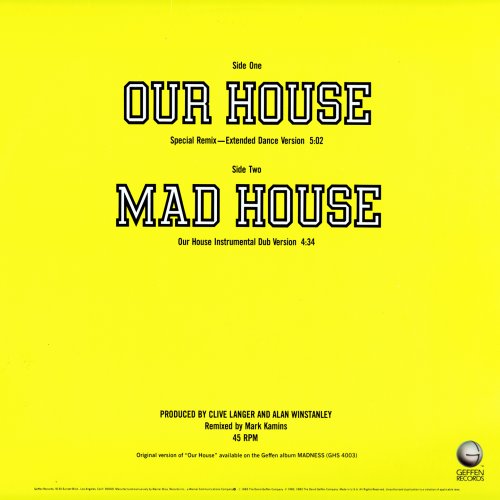 Madness - Our House (US 12") (1983)