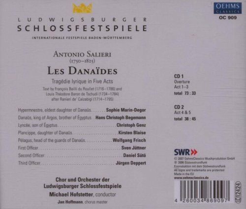 Sophie Marin-Degor, Hans Christoph Begemann, Christoph Genz - Salieri: Les Danaides (2007)