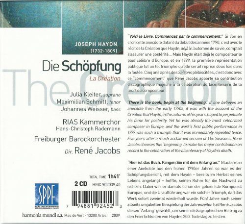 Freiburger Barockorchester, René Jacobs - Haydn: Die Schöpfung (2009) CD-Rip