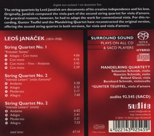 Mandelring Quartett & Gunter Teuffel - Janáček: Complete String Quartets (2010)