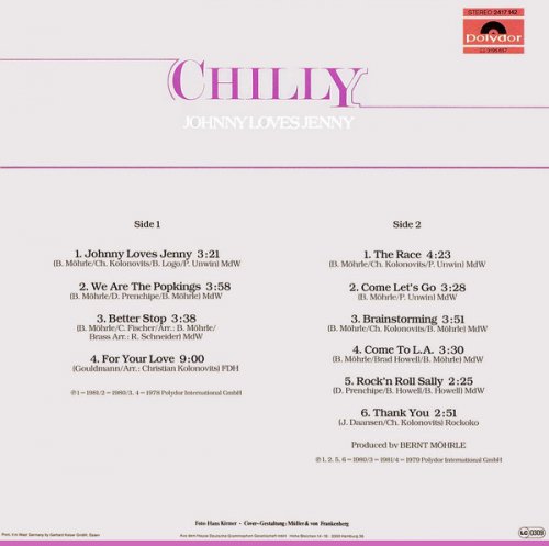 Chilly - Johnny Loves Jenny (1981) LP