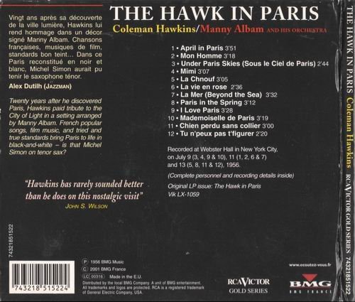 Coleman Hawkins &  Manny Albam - The Hawk In Paris (1957)