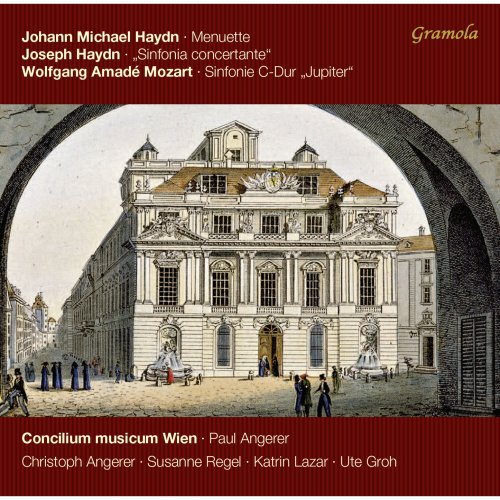 Concilium musicum Vienna, Paul Angerer - M. Haydn: 6 Minuetti, (P. 70) - J. Haydn: Sinfonia concertante, Hob. I:105 - Mozart: Symphony No. 41, K. 551 (2014)