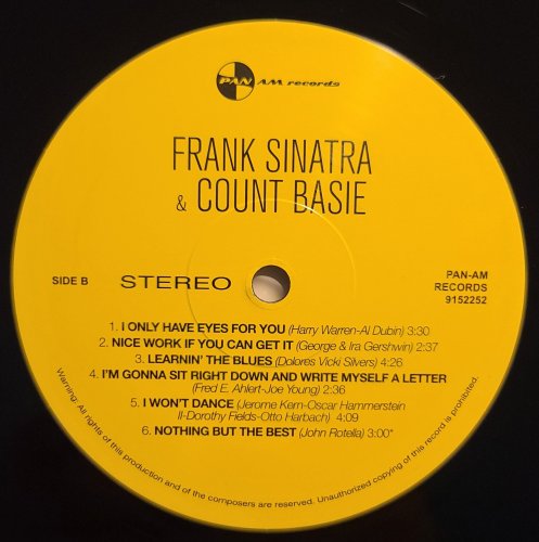 Frank Sinatra & The Count Basie Orchestra - Sinatra-Basie (2015) LP