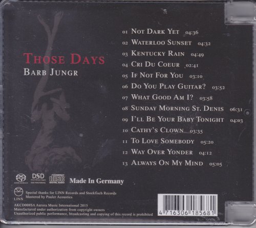 Barb Jungr - Those Days (2011) [2015 SACD]