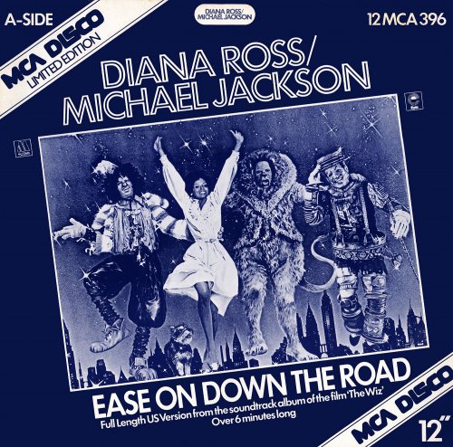 Diana Ross & Michael Jackson - Ease On Down The Road (UK 12") (1978)