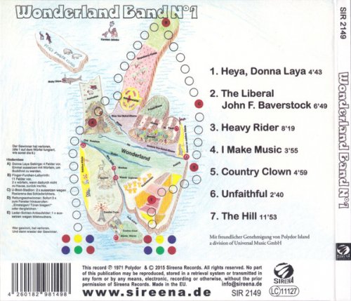 Wonderland Band - 1 (Reissue) (1971/2016)