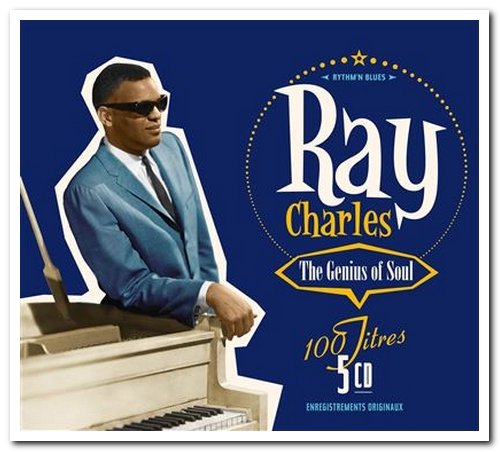 Ray Charles - The Genius of Soul - 100 Titres [5CD Box Set] (2018)