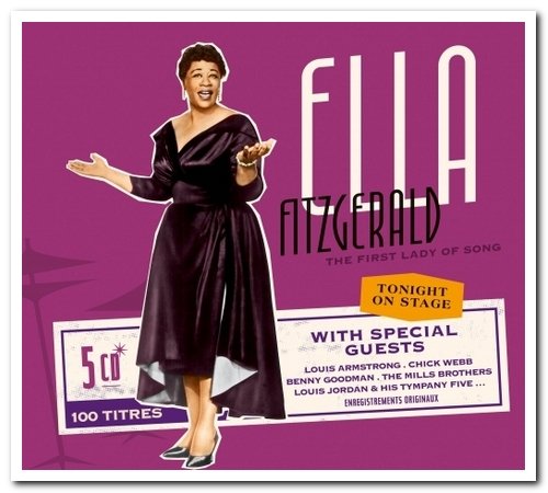 Ella Fitzgerald - The First Lady of Song (with Special Guests) - 100 Titres [5CD Box Set] (2018)