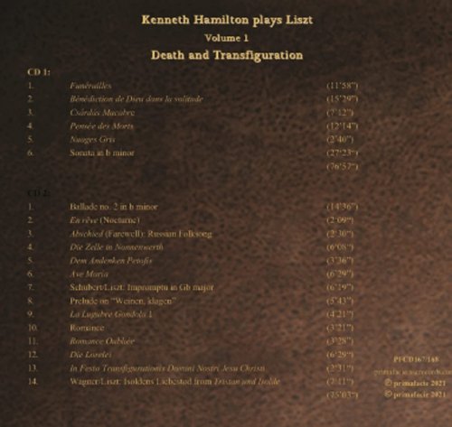 Kenneth Hamilton - Kenneth Hamilton plays Liszt, Vol. 1: Death and Transfiguration (2021)