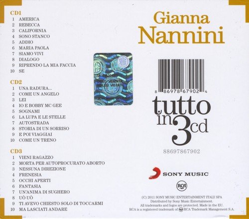 Gianna Nannini - Tutto in 3CD (2011) CD-Rip