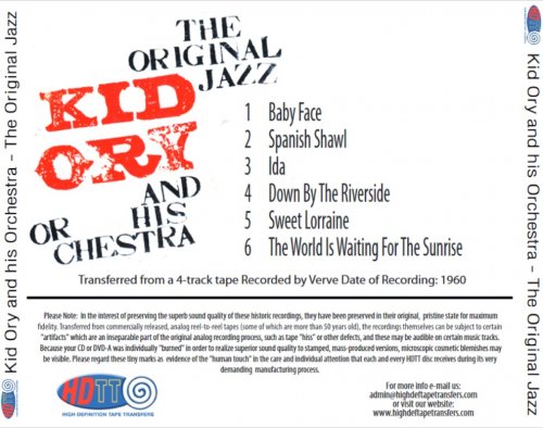 Kid Ory and His Orchestra - The Original Jazz (1960) [2015] DXD352