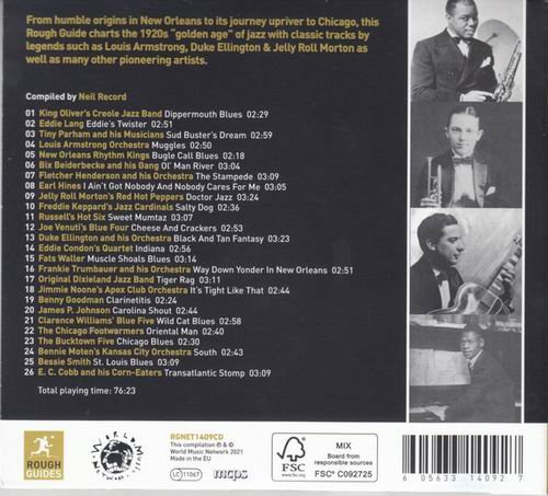 Various Artists - Rough Guide To The Roots Of Jazz (2021)