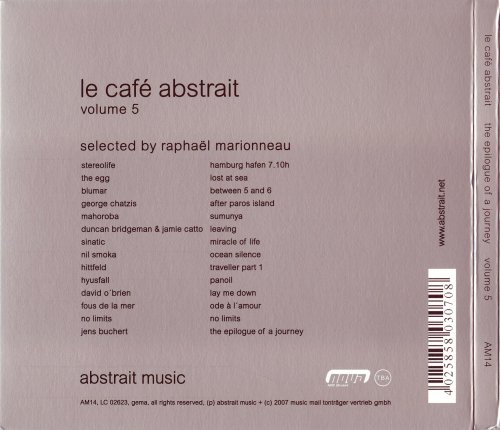 VA - Le Café Abstrait Volume 5: The Epilogue Of A Journey by Raphaël Marionneau (2006) FLAC