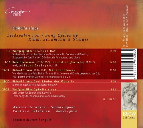 Annika Gerhards, Pauliina Tukiainen - Ophelia sings (2015) [Hi-Res]