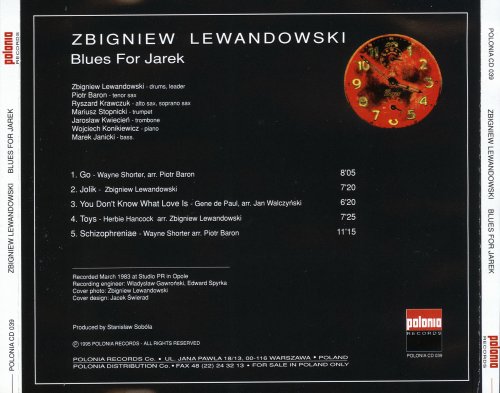 Zbigniew Lewandowski Septet - Blues For Jarek (1983/1995) [CD-Rip]