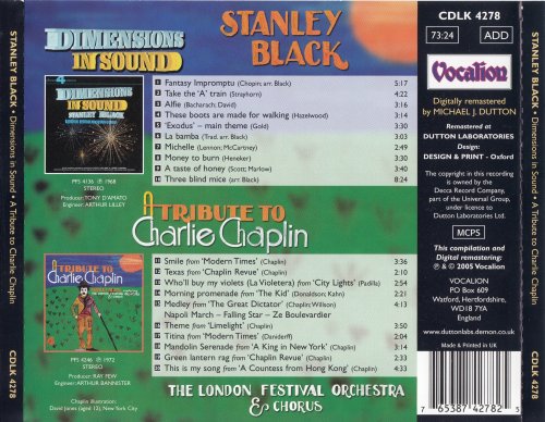 Stanley Black - Dimensions in Sound / A Tribute to Charlie Chaplin (2005)