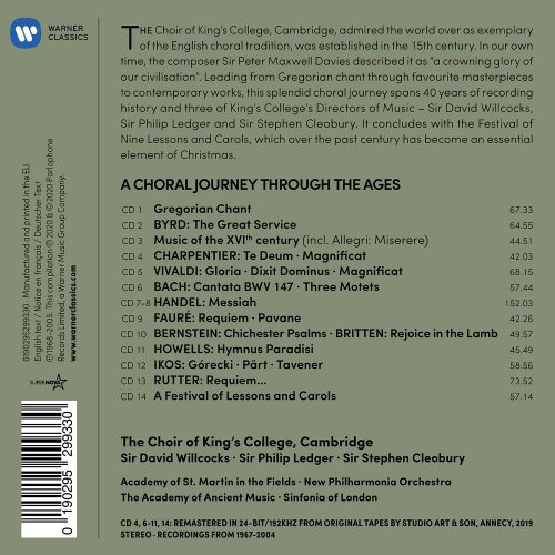 Choir of King's College, Cambridge - A Choral Journey Through the Ages (2020) [14CD Box Set]