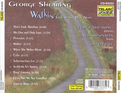 George Shearing - Walkin' (1995) CD Rip