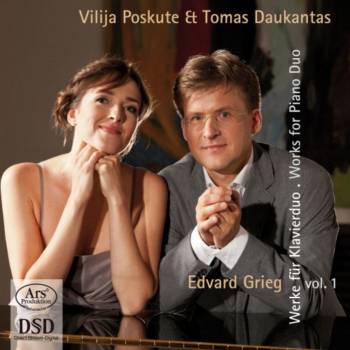 Vilija Poskute, Tomas Daukantas - Grieg: Works For Piano Duo, Vol. 1 (2013)