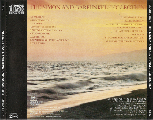 Simon & Garfunkel - The Simon And Garfunkel ‎Collection (1987) CD-Rip