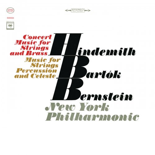 Leonard Bernstein, New York Philharmonic - Bartók: Music for Strings, Percussion and Celesta / Hindemith: Concert Music for String Orchestra and Brass (Remastered) (2018) Hi-Res