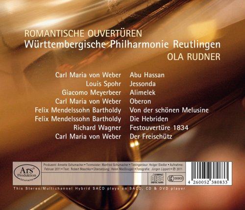 Württembergische Philharmonie Reutlingen, Ola Rudner - Romantische Ouvertüren (2012)