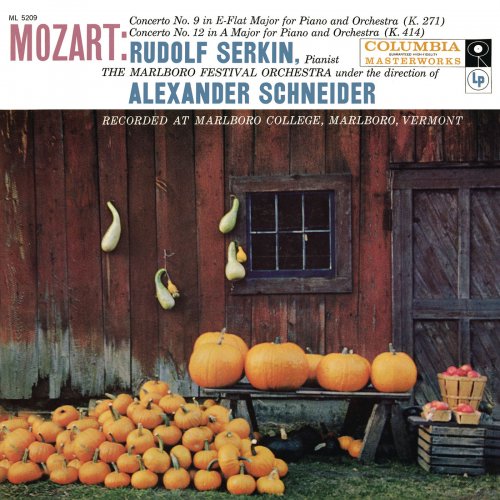Rudolf Serkin - Mozart: Piano Concerto No. 9 in E-Flat Major, K. 271 & Piano Concerto No. 12 in A Major, K. 414 (2017) [Hi-Res]