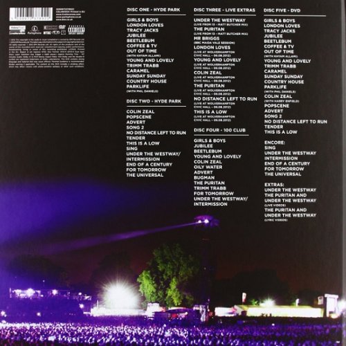 Blur - Parklive (Deluxe Limited Edition, 4xCD) (2012)