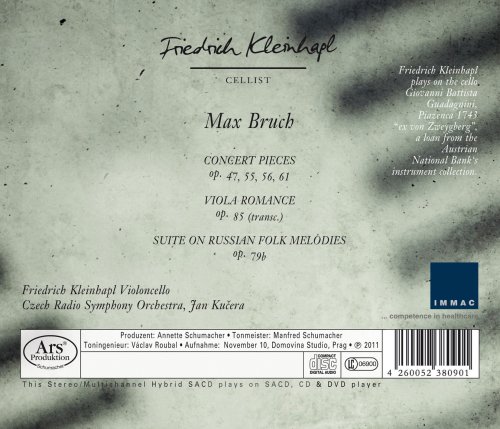 Friedrich Kleinhapl, Czech Radio Symphony Orchestra, Jan Kucera - Bruch: Pieces for Violoncello and Orchestra (2011)