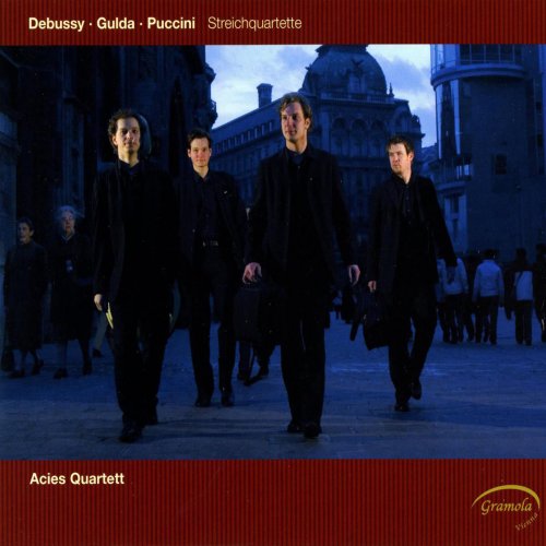 Acies Quartett - Debussy, Gulda & Puccini: String Quartets (2012)