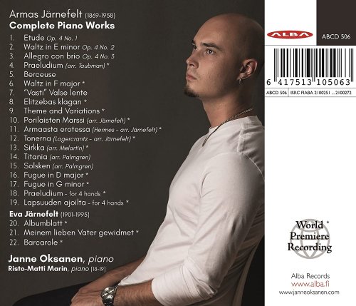 Janne Oksanen - Järnefelt: Complete Piano Works (2021) [Hi-Res]