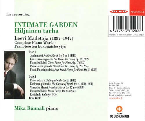 Mika Rännäli - Madetoja: Complete Piano Works (2000)