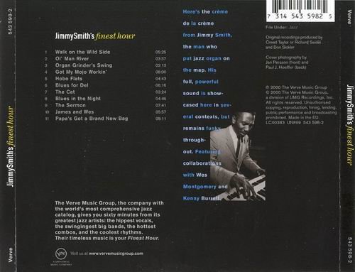 Jimmy Smith - Jimmy Smith's Finest Hour (2000)