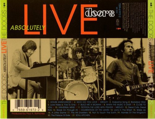 The Doors - Absolutely Live (Reissue, Remastered) (1996)