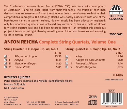 Kreutzer Quartet - Quatuors à cordes (Intégrale - volume 1) (2013)