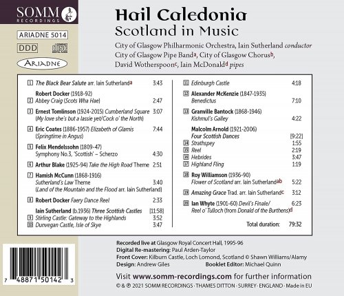 The City of Glasgow Philharmonic OrchestraIain Sutherland & Ian Sutherland - Hail Caledonia: Scotland in Music (Live) (2022) [Hi-Res]