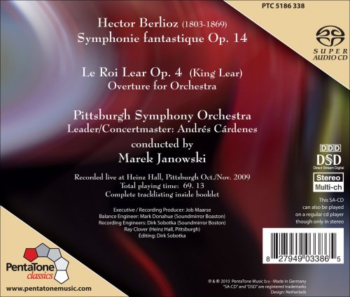 Pittsburgh Symphony Orchestra, Marek Janowski - Berlioz: Symphonie fantastique - Le roi Lear (2010) [Hi-Res]