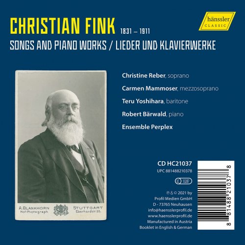 Carmen Mammoser, Christine Reber, Robert Bärwald, Teru Yoshihara - Fink: Lieder und Klavierwerke (2022)