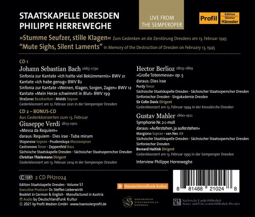 Philippe Herreweghe, Staatskapelle Dresden - Edition Staatskapelle Dresden, Vol. 51 (2022) [Hi-Res]