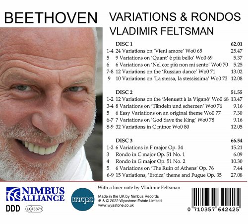 Vladimir Feltsman - Beethoven: Variations and Rondos (2022)