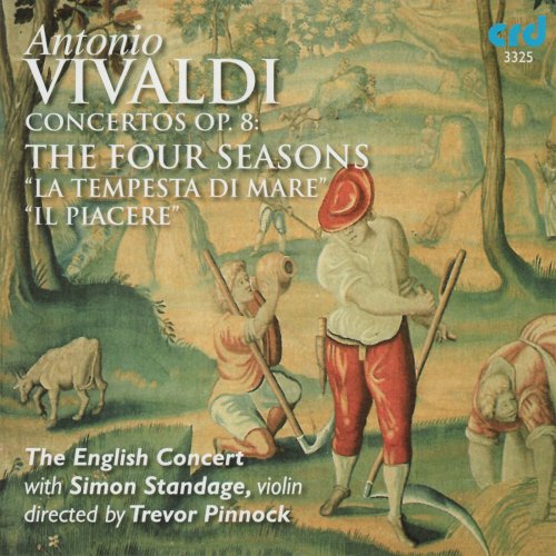 Simon Standage, The English Concert, Trevor Pinnock - Vivaldi: The Four Seasons, La Tempesta Di Mare, Il Piacere (2009)