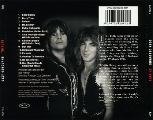 Ozzy Osbourne - Randy Rhoads Tribute (2002)