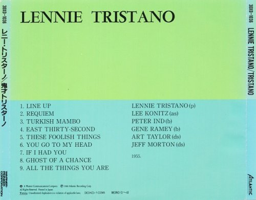 Lennie Tristano - Lennie Tristano (1955) [1991]