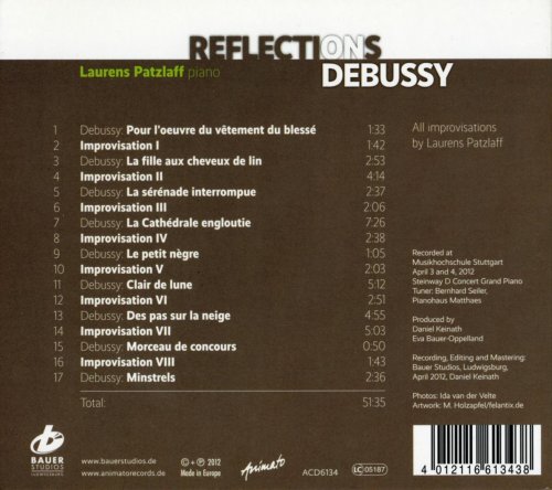 Laurens Patzlaff - Reflections on Debussy (2012) [Hi-Res]