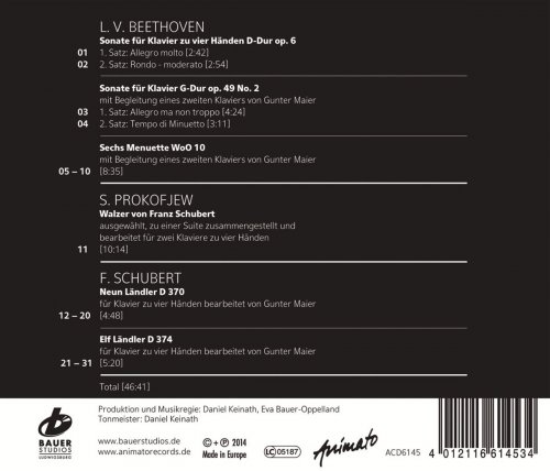 Daisuke Miyazaki & Yoko Miyazaki - Beethoven und Schubert hoch zwei (2014) [Hi-Res]