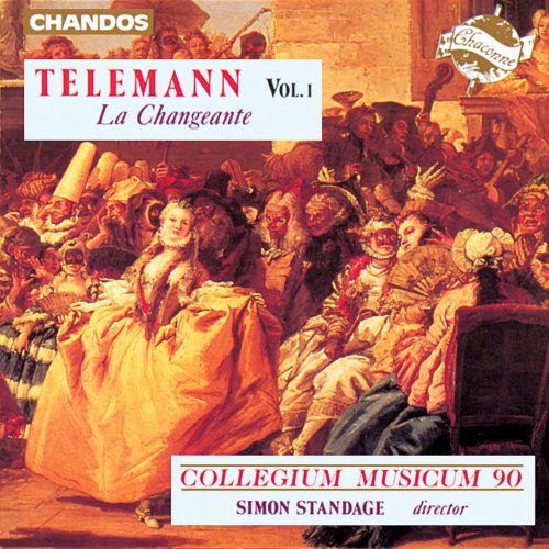 Simon Standage, Collegium Musicum 90 - Telemann: La Changeante, Vol. 1 (1991)